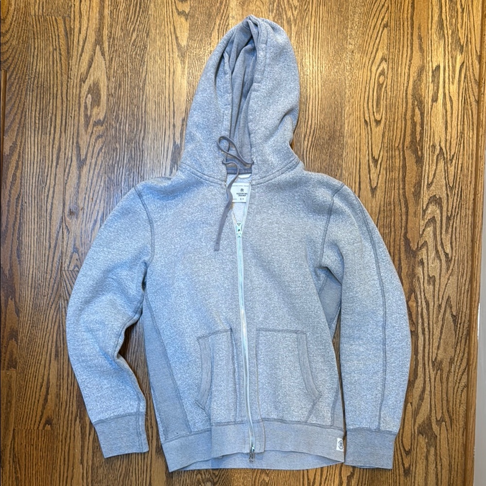 Reigning Champ Tiger Fleece gray hoodie